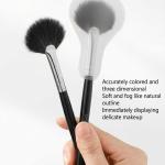 Soft Bristles Fan Brush & Eyeliner Makeup Brush Combo (Pack of 3)