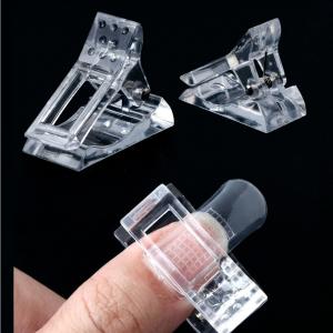 Clips for Poly gel, Nail Extension Gel Quick Building Nail Tips Clip (pack of 10).