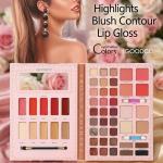 49 Colors Eyeshadow Palette Highlighting Eyebrow Powder Blush (Set Of 1) (Multicolor)