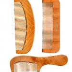 Pack of 3 Pieces Handmade Wooden Comb (Lakdi ka Kangha) Wide Tooth Comb For Women & Men Hair Growth.