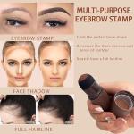 Black Powder Stick | Hair Shadow, Root Touch Up Powder | Waterproof (BLACK, 1.1g).