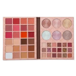 All in one eyeshadow plattee makeup platte highlighter blusher contour (pack of 1)