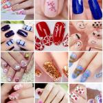 Pack of 5 Pcs Nail Art 2 way dotting Pen.