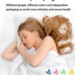 5 pair Earplugs for Sleeping, Noise Cancelling Sound Blocking Ear Plugs  Silicone