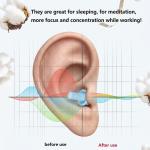 5 pair Earplugs for Sleeping, Noise Cancelling Sound Blocking Ear Plugs  Silicone