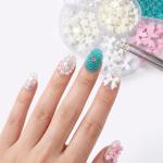 7 Grid Bow and Stones Multicolor