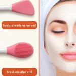 Silicone Face Scrubber Exfoliating Brush Face Mask Applicator (Pack of 1)
