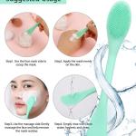 Silicone Face Scrubber Exfoliating Brush Face Mask Applicator (Pack of 1)
