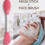 Silicone Face Scrubber Exfoliating Brush Face Mask Applicator (Pack of 1)