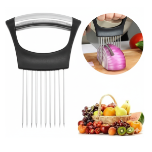 Onion Holder for Slicing, Lemon Slicer Onion Cutter 1 Pcs