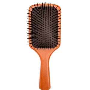 PROFESSIONAL HAIR SALON WOODEN PADDLE HAIR BRUSH  (Pack of 1).