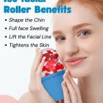 Ice Face Roller Massager Ice Roller for Face and Eye.