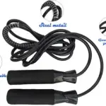 Jumping Skipping Rope for Gym Training, Exercise and Workout(Pack of 1).Black