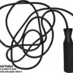 Jumping Skipping Rope for Gym Training, Exercise and Workout(Pack of 1).Black