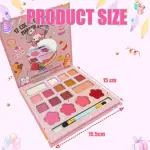 17 Color eyeshadow Makeup Palette for Girls and Kids (Pack of 1)