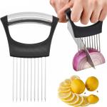 Onion Holder for Slicing, Lemon Slicer Onion Cutter 1 Pcs