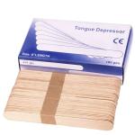 100 Pcs Wooden Tongue Depressors for doctor Waxing Stick Wooden Hair Removal Stick .