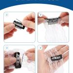 PACK OF 2 PCS BLACK CHUNNI PIN Metal Wig Clips