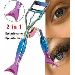 Eyelash Curlers Eye Lashes Curling Clip False Tweezers Eyelashes 1 Pcs
