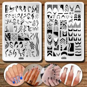 Plastic Stamping Nail Art Kit (Pack of 1)