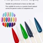 Nail Art Display Tips Stiletto Practice Palette 1 Pcs