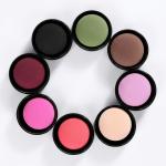 Foundation Blending Powder Makeup Sponge Mushroom Puff Beauty Blender With Handle(Black)