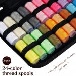 100 Pcs Sewing Kit, 12 Thread Pools, Tailoring Accessories.