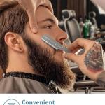 Stainless Steel Straight Edge Barber Razor Folding Shaving Shaver(Pack of 1).