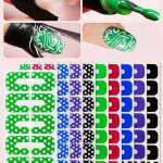 Pack of 10 Nail Extensions Random Colors