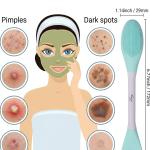 Silicone Face Scrubber Exfoliating Brush Face Mask Applicator (Pack of 1)