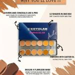 12 Shades Supracolor Flawless Super Blendable, Waterproof, Long Lasting Mousse Foundation.