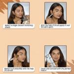 12 Shades Supracolor Flawless Super Blendable, Waterproof, Long Lasting Mousse Foundation.