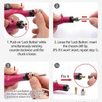 Electric Nail Drill Machine 20000 RPM Professional Nail Drills for Acrylic Nails Gel E-file Nail File