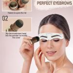 Mushroom Hair Shading Sponge Pen, Shadow Powder Stick,(Black)