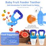 Baby Fruit Feeder for 3 to 12 Months,(Multicolour) 1 Piece.