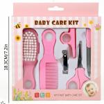 6 in 1 Baby Grooming Kit Infant Nursery Set Manicure Set Newborn Healthcare Kit  (Pink).