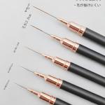 5pcs Set Extra Fine Line Liner Slim Brush Line Nail Brush Nail Art Pen (Black).