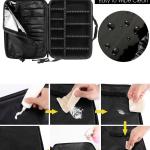 Professional 16 in 1 layer Makeup Case Organizer Bag for Women Travel Cosmetic Kit Storage