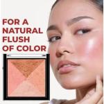 4 Shades Beauty Face Blusher and Highlighter (Pack of 1)