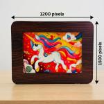 10,000 Rupees Money Saving Piggy Bank | Wooden Piggy Bank with Easy Tracking of Savings
