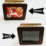 10,000 Rupees Money Saving Piggy Bank | Wooden Piggy Bank with Easy Tracking of Savings