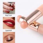 Silicone Lip Brush Lip Applicator with Cap Elastic Silicone Lip Balm (3 Piece)Multicolor