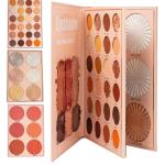 4-in-1 makeup book Eyeshadow, Highlighter, Blusher Contour, Powder Palette (Multicolour)