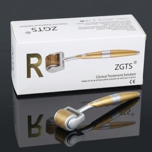 Golden Derma Roller with 192 Titanium Alloy Needles (0.5mm, Gold)