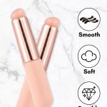 Silicone lip brush (Beige) 2 piece.