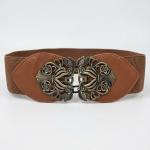 Women's Elastic Belt Adjustable Ladies Dress Waist Belt.