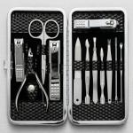 16 in 1 | Professional Manicure Kit for Men & Women Stainless Steel nail Clippers Tools (Pack of 1) Multicolor