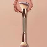 Foundation Brush Make Up Brush Flat Top Brush 2 in 1 Double-Sided Beauty Makeup Tools 1 Pcs