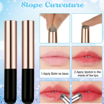 Silicone Lip Brush with Cover Lipstick Makeup Brushes Women (Pack of 1)Black.