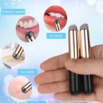 Silicone Lip Brush (Pack of 2) Black.